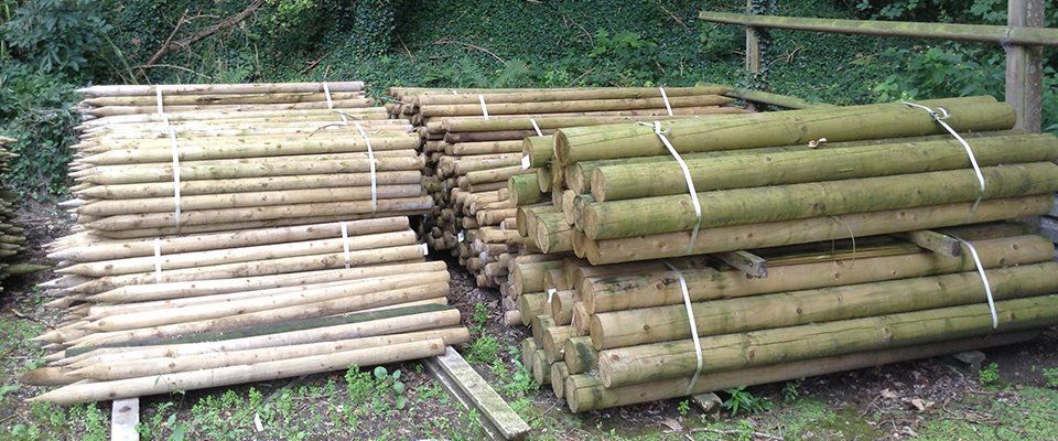 fencing logs