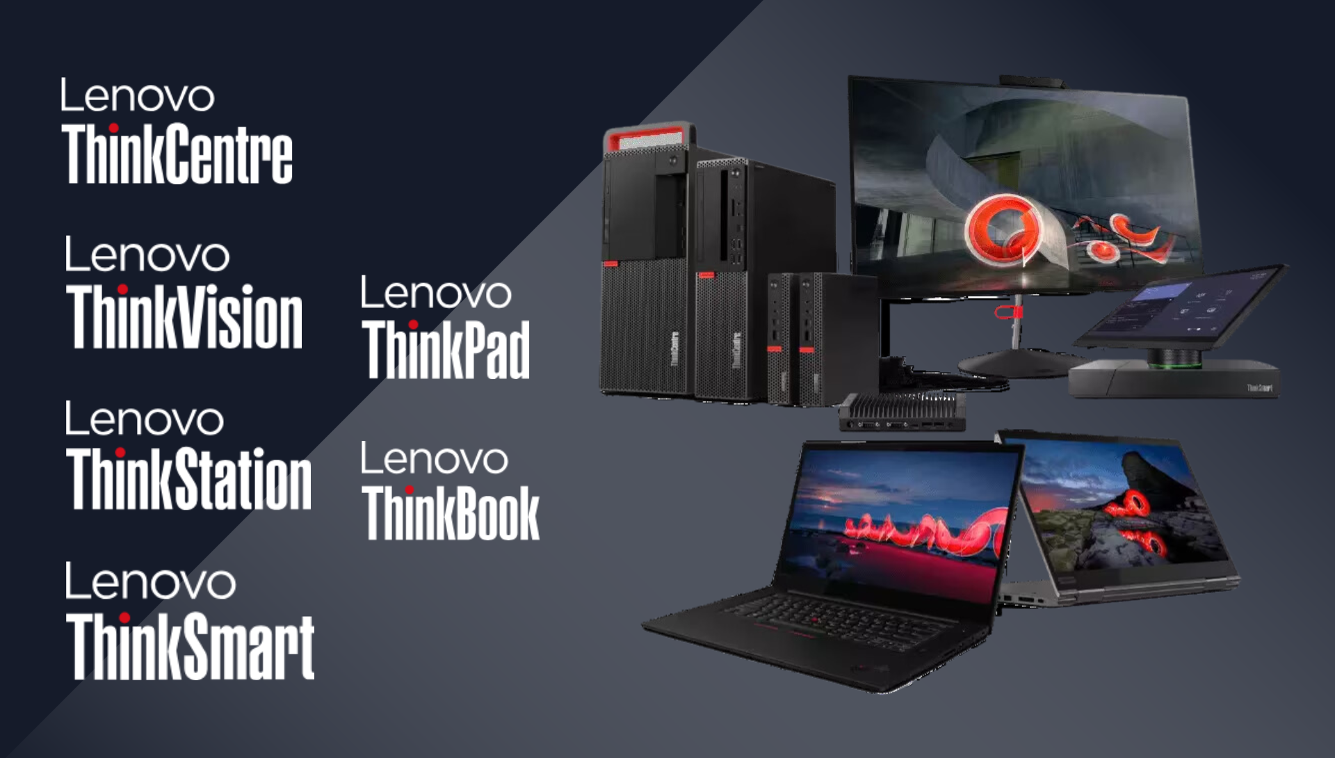 Lenovo ThinkCentre ThinkVision ThinkStation ThinkSmart ThinkPad ThinkBook. Servicio técnico y ventas autorizadas Bahía Blanca