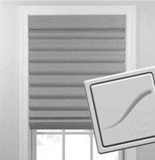motorized control available for roman shades