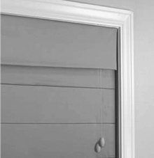 Roman shades service available at affordable blinds