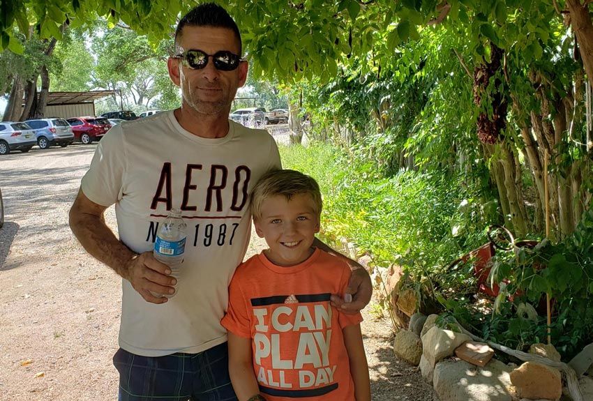 Jeanene and His Son - Affordable Blind Pros