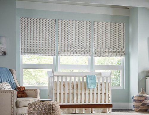 Roman shades installation