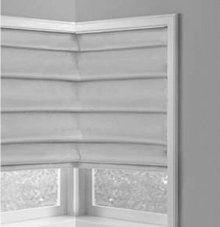 Roman shades installations from affordable blinds