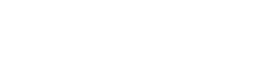 Brasserie Cognac Am&eacute;ricain logo. The logo is white and split in thee lines. Transparent background.