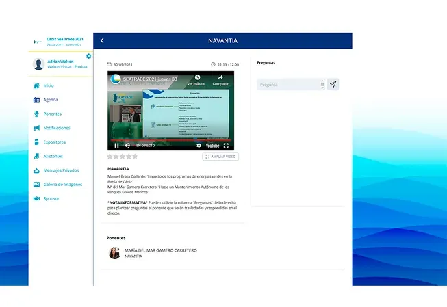 Screenshot of a social media post with a video about a school event and a comment.