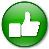 green thumbs up icon