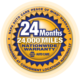 NAPA Warranty Badge | South Elm Automotive