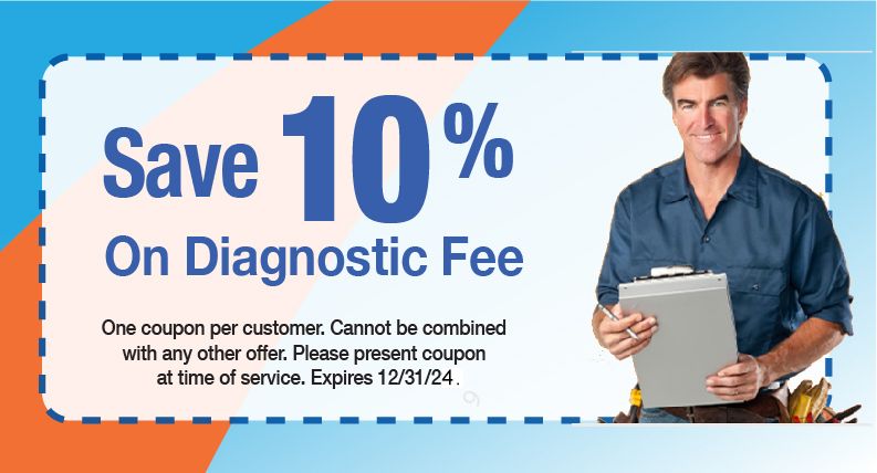 Save 10% Diagnostic Fee Coupon