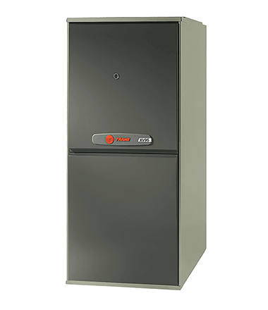 A picture of a gas furnace on a white background.