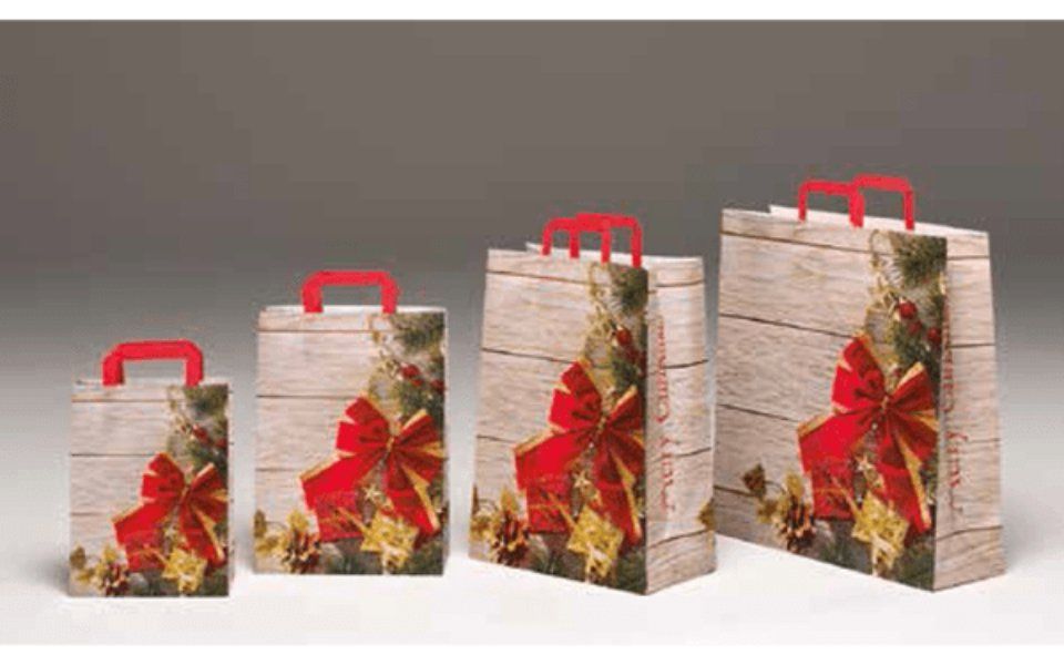 buste di carta personalizzate a tema natalizio