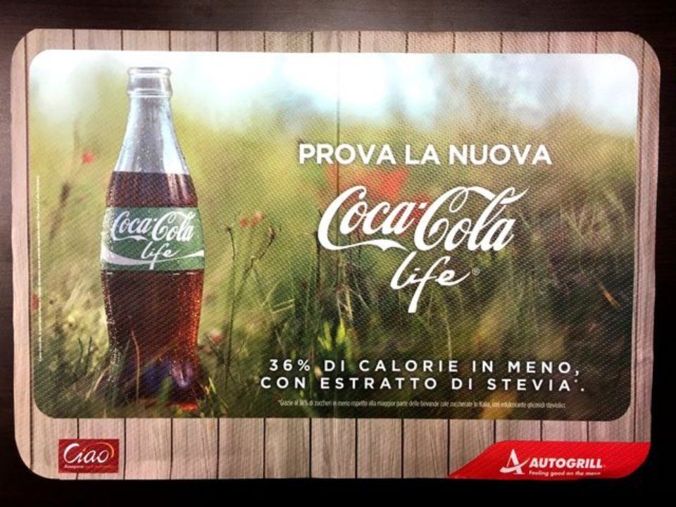 tovaglietta di carta personalizzata