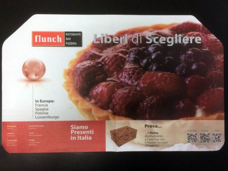 tovaglia di carta personalizzata con stampa