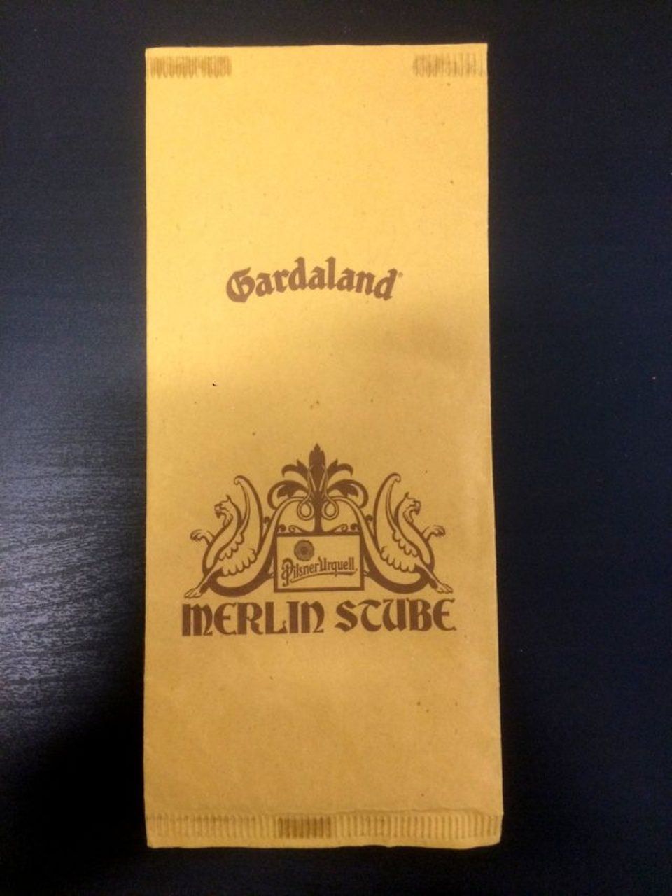 porta posate monouso di carta con stampa