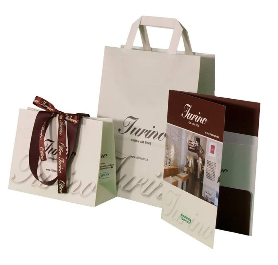 buste di carta con personalizzazione grafica