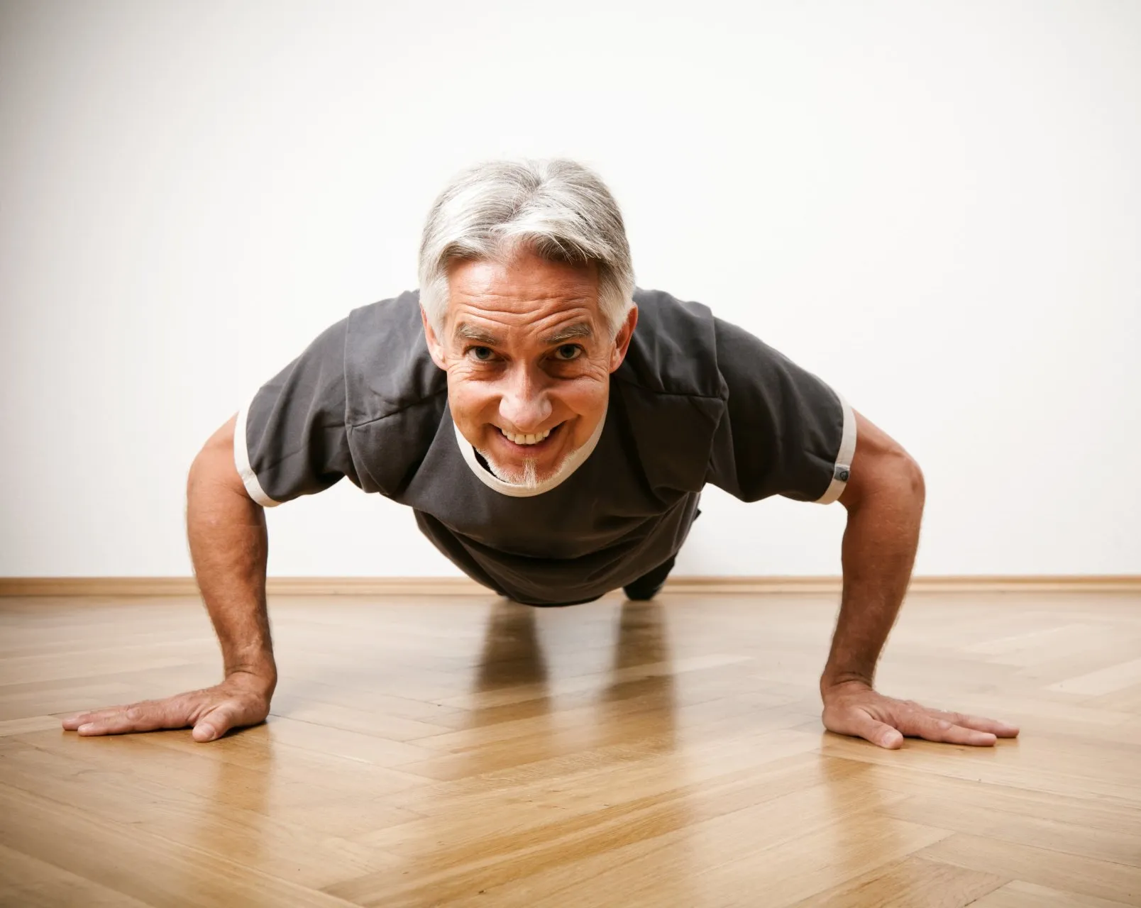 senior and grandchild playing