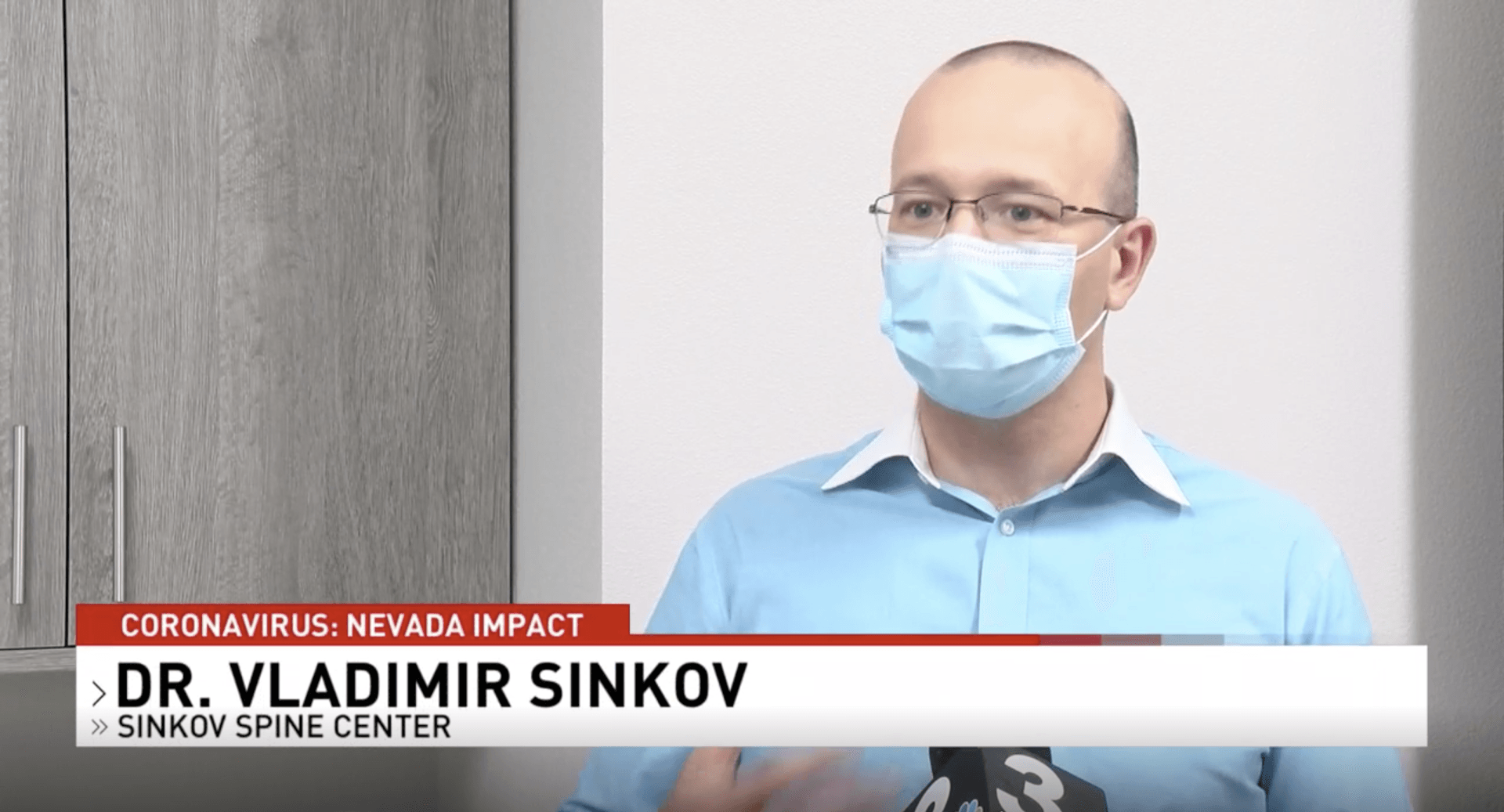 Interview with Dr. Sinkov on Channel 3 News Las Vegas