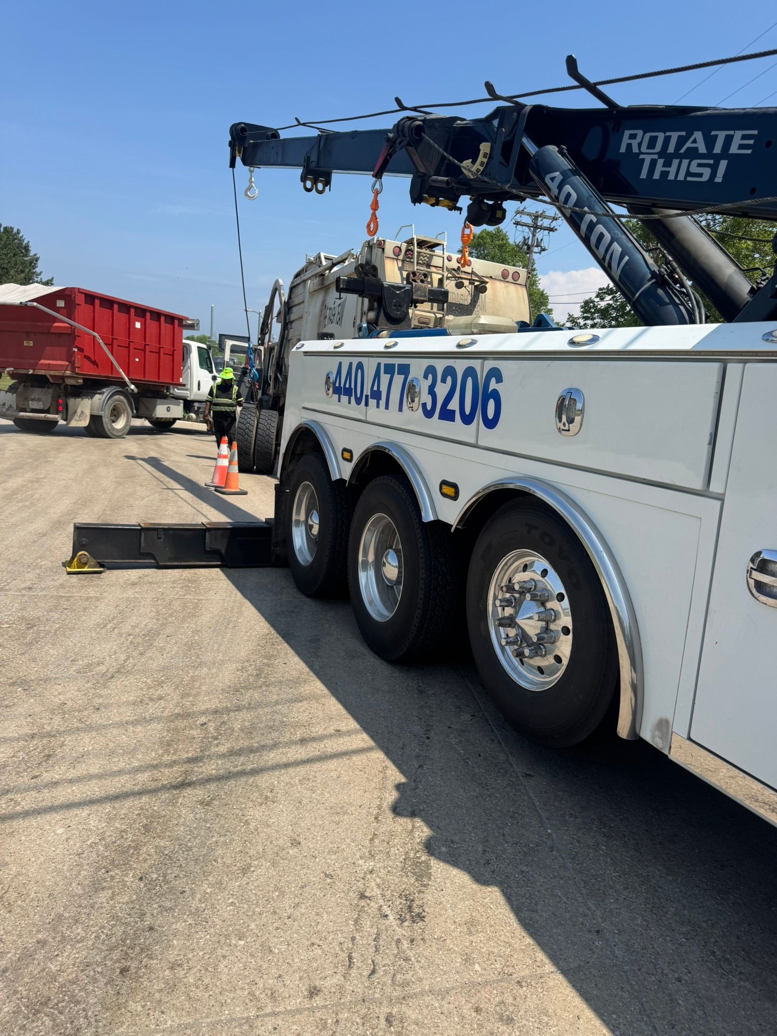 Rotator Wrecker Towing