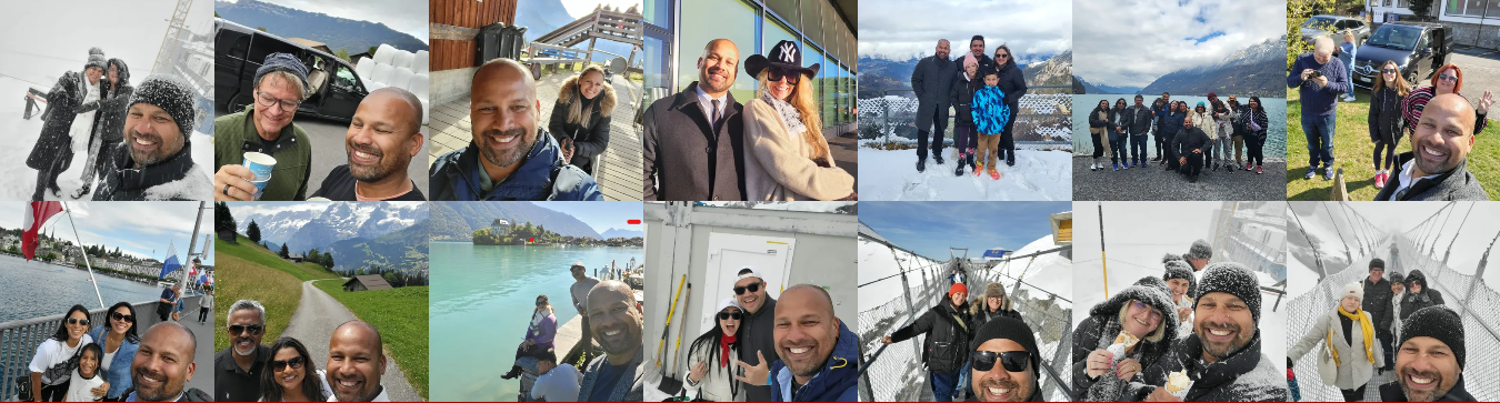 Family enjoying private tour of Lucerne, Mount Titlis, Mount Pilatus and JungFraujoch