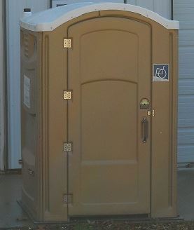 Brown Portable Toilet — Rolla, MO — Watkins Portable Toilets