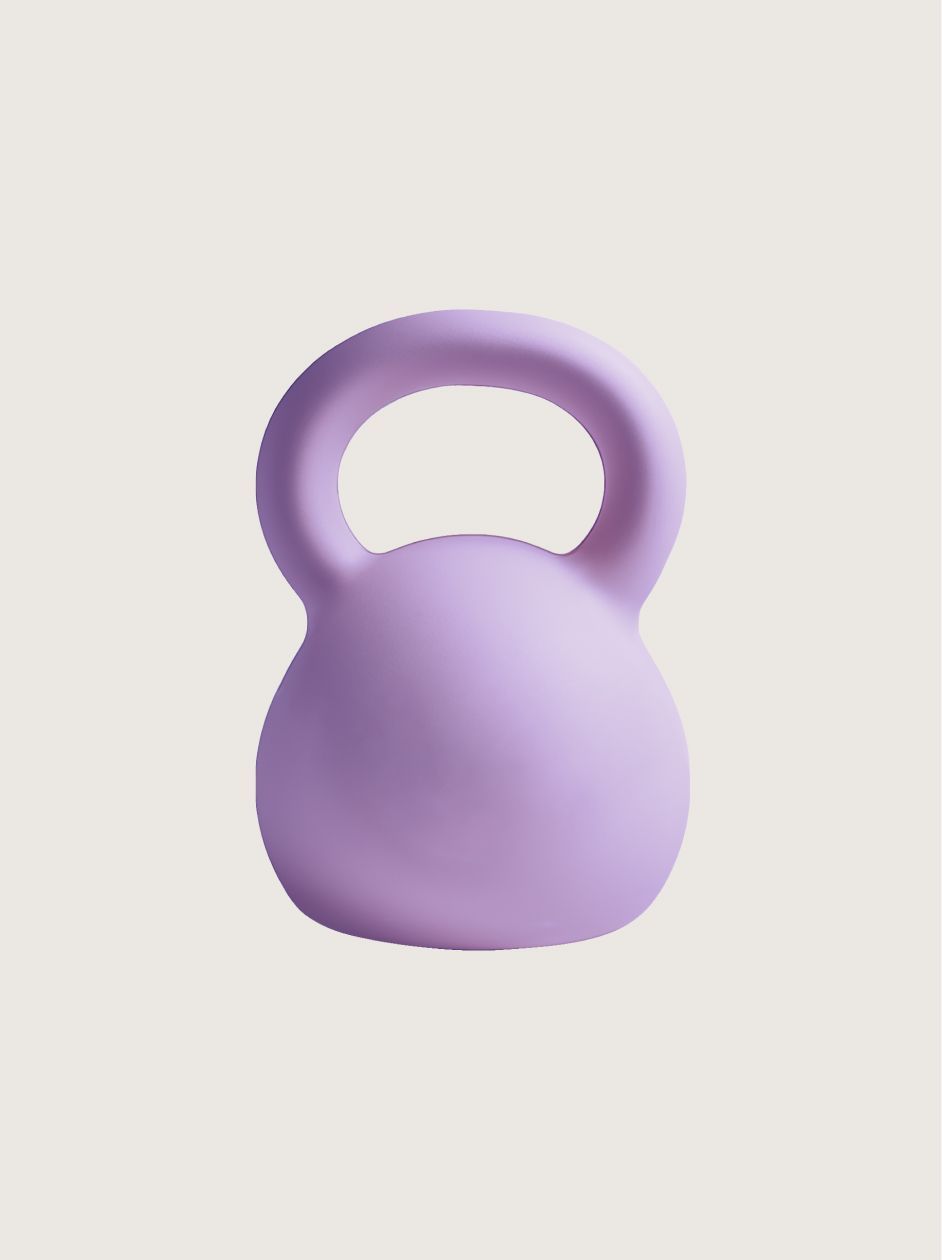 Light purple kettlebell 