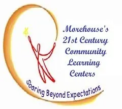 The logo for morehouse 's 21st century community learning centers is soaring beyond expectations.