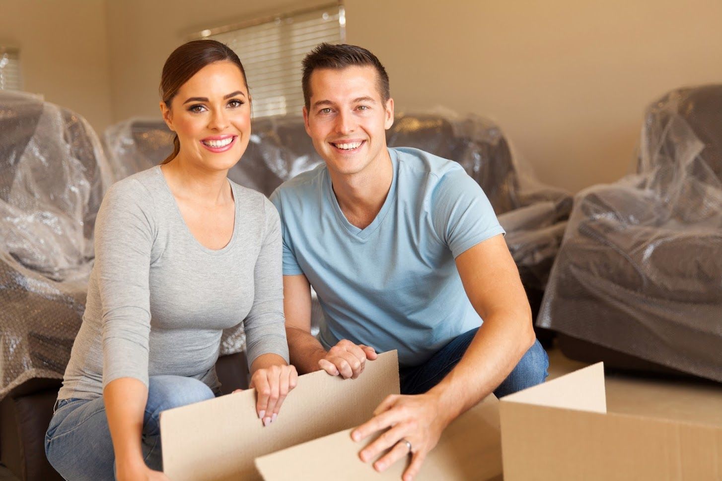 Young Couple On New Apartment — Redondo Beach, CA — Redondo Van & Storage