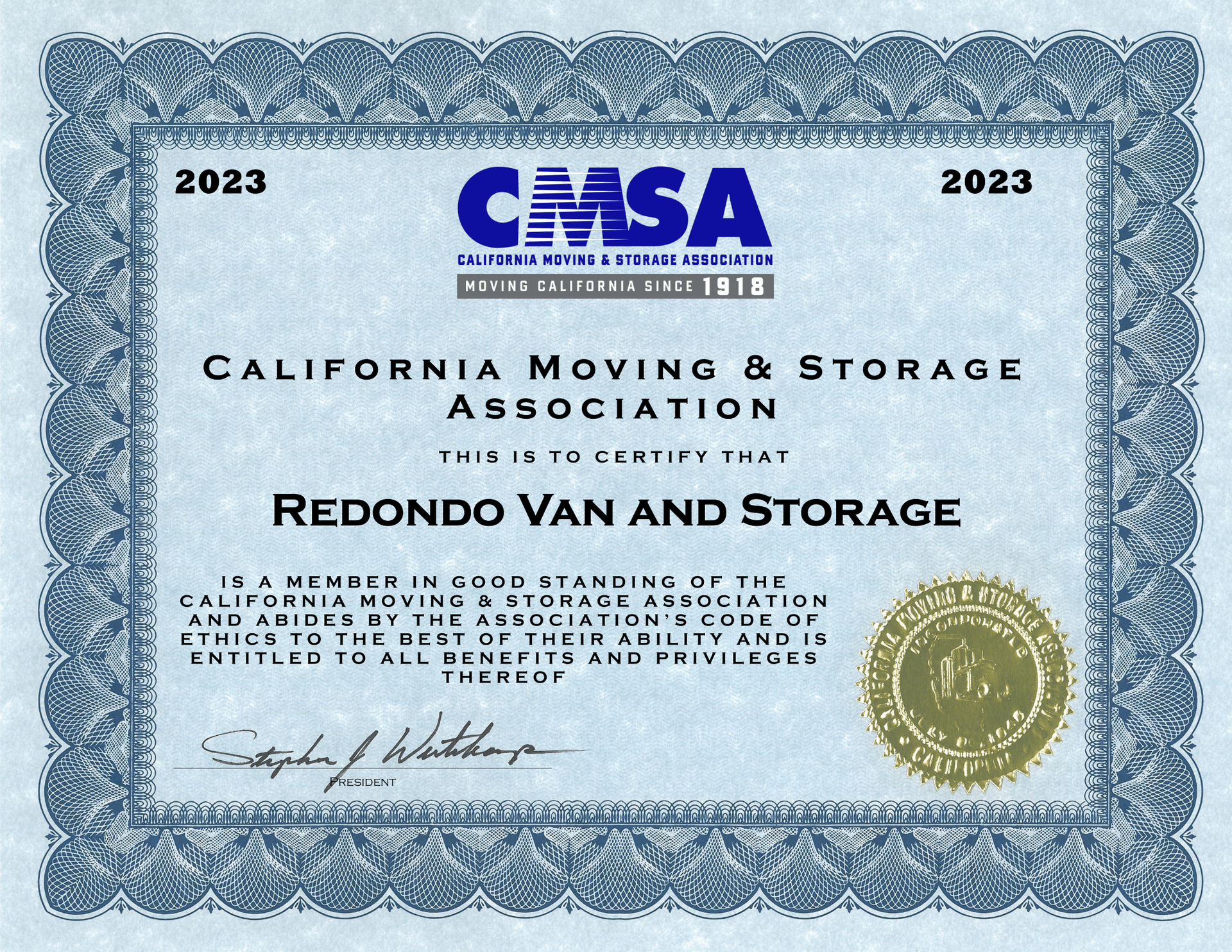 CMSA Award 2024