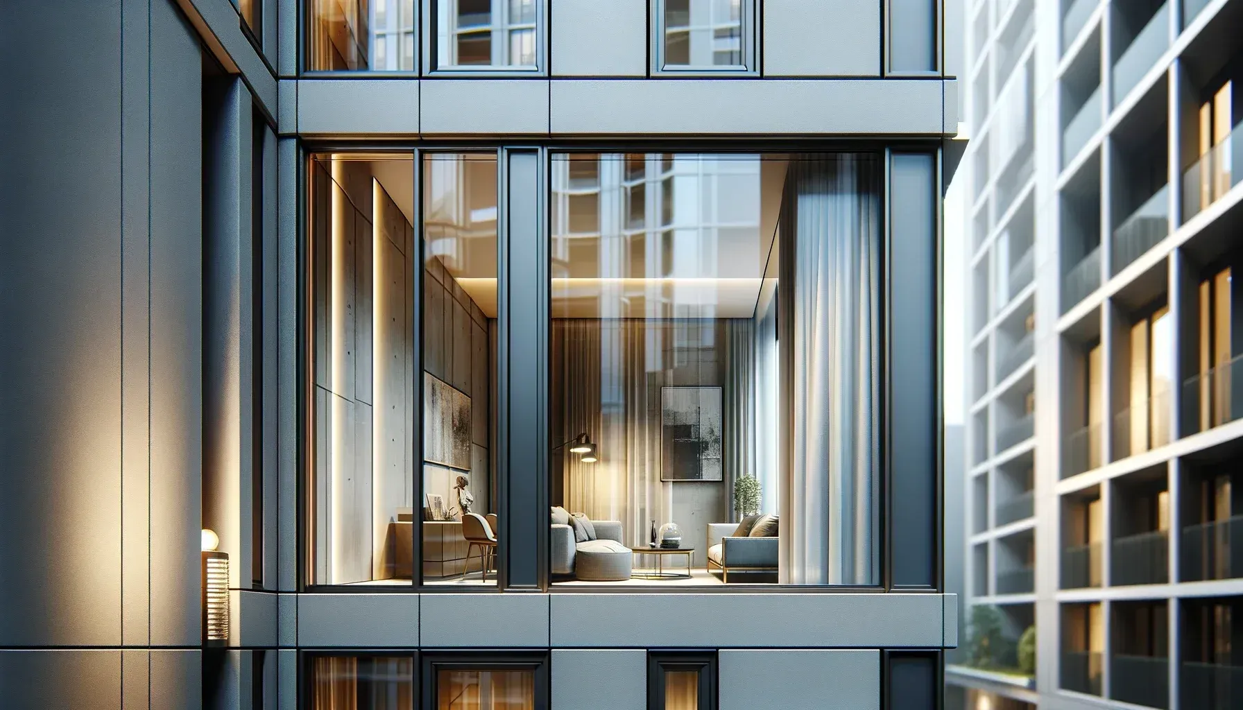 Acoustic glass for windows