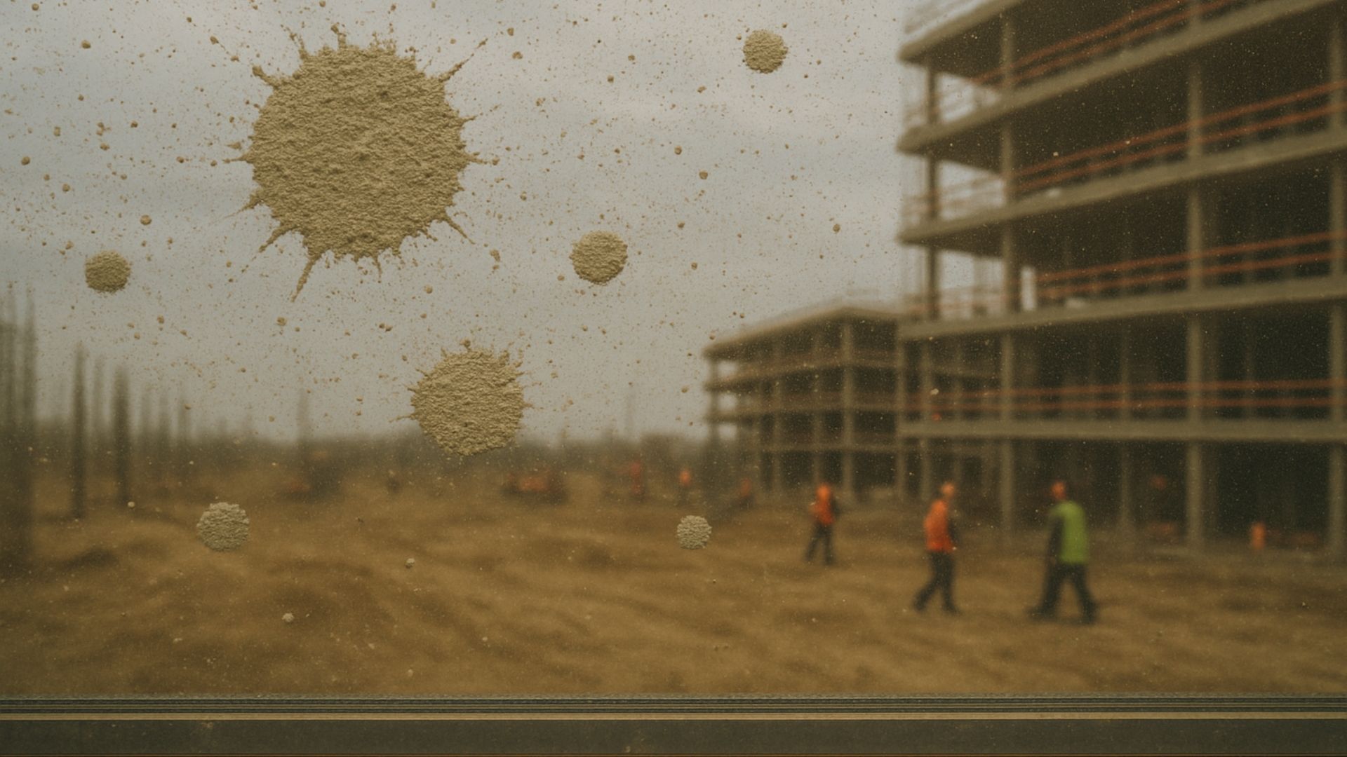 Concrete spatters on glass are a common problem in building projects. Find out how to remove