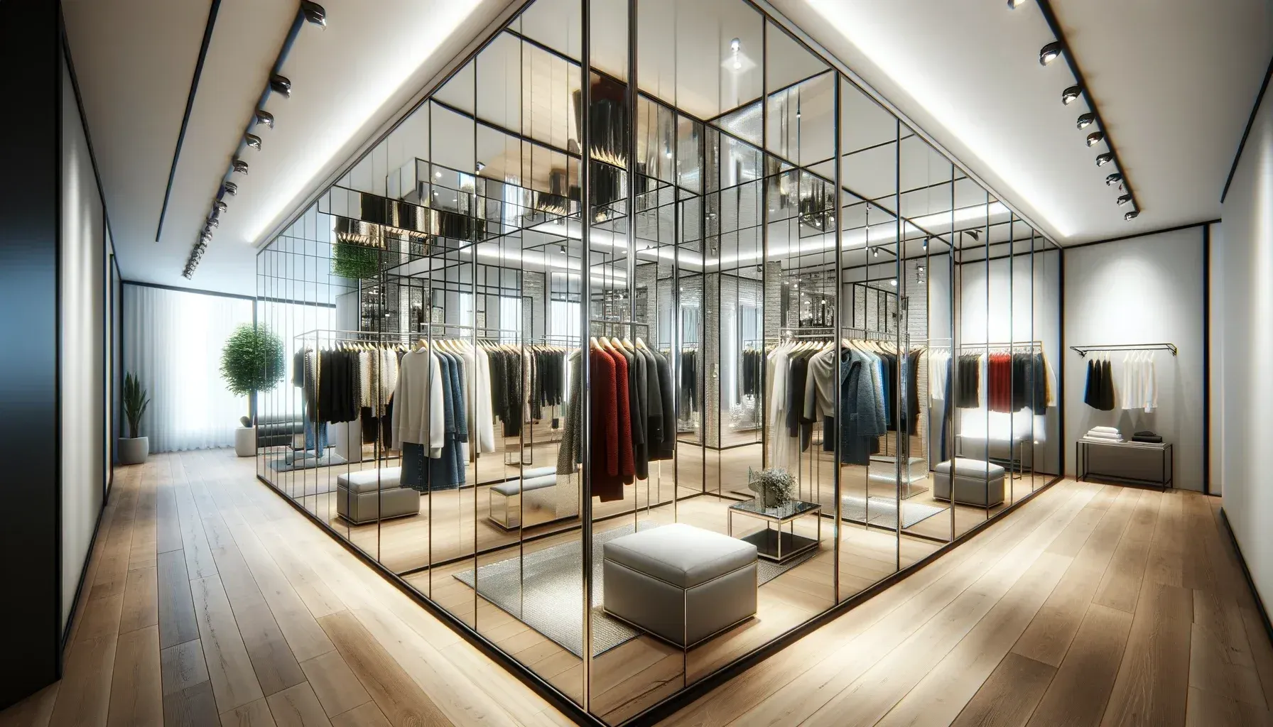 Toughened glass mirrors