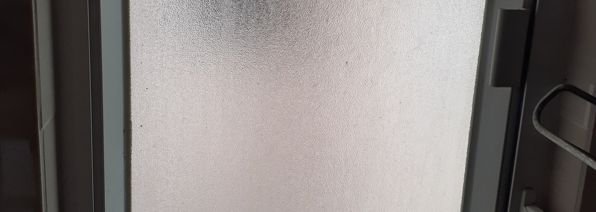 Picture of a Frosted window.