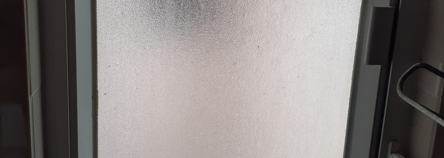 曇りガラスの写真。 曇りガラスの写真。