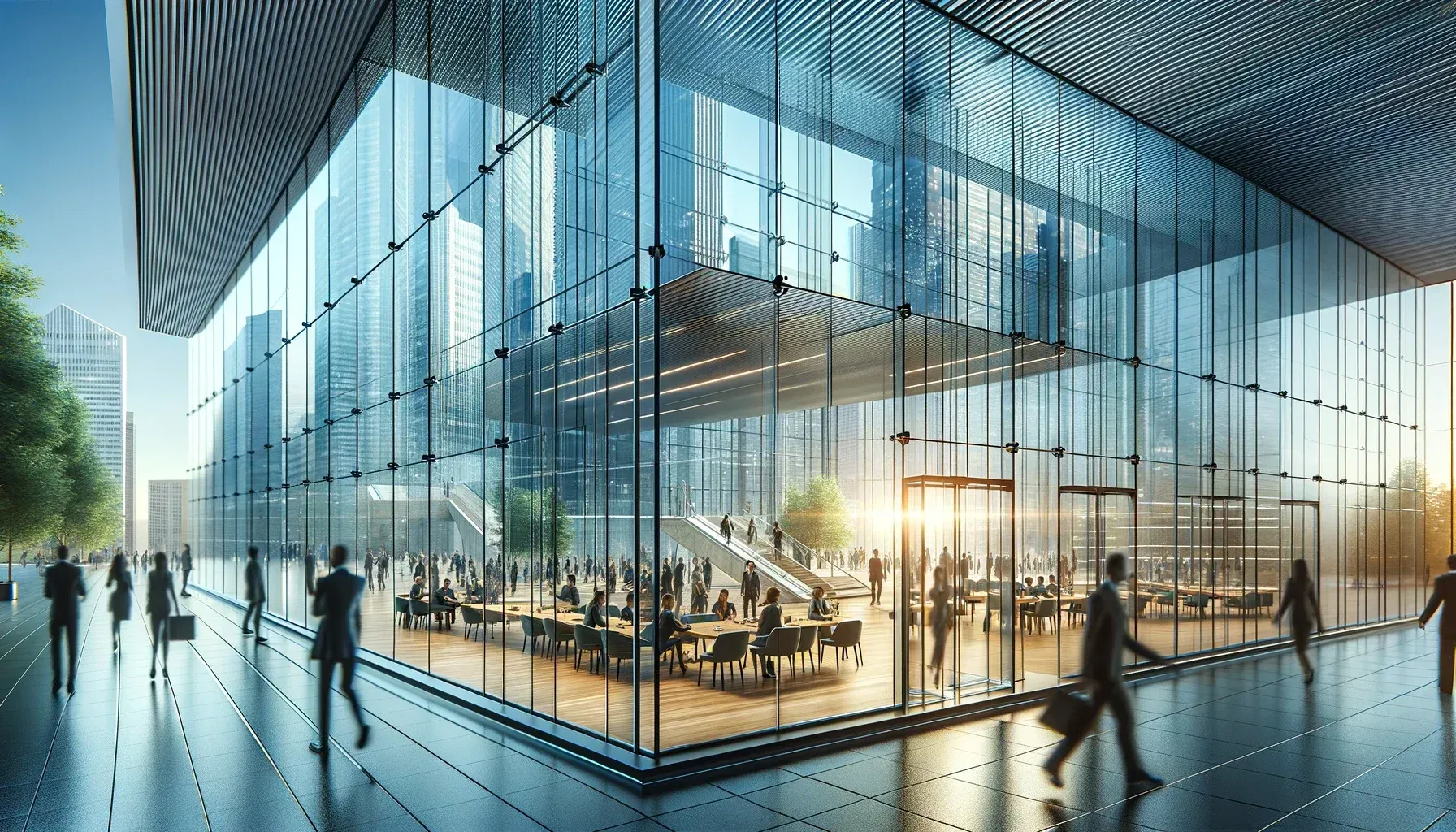 Architectural acoustic glass