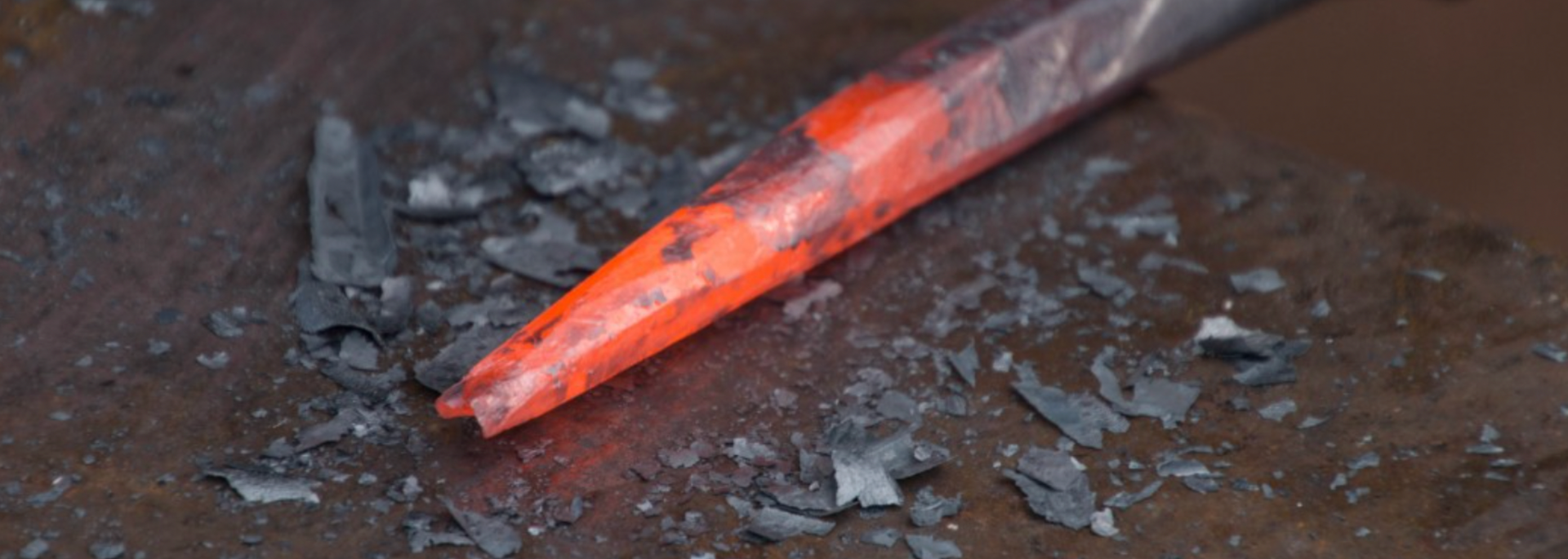 Picture of a hot iron rod. 