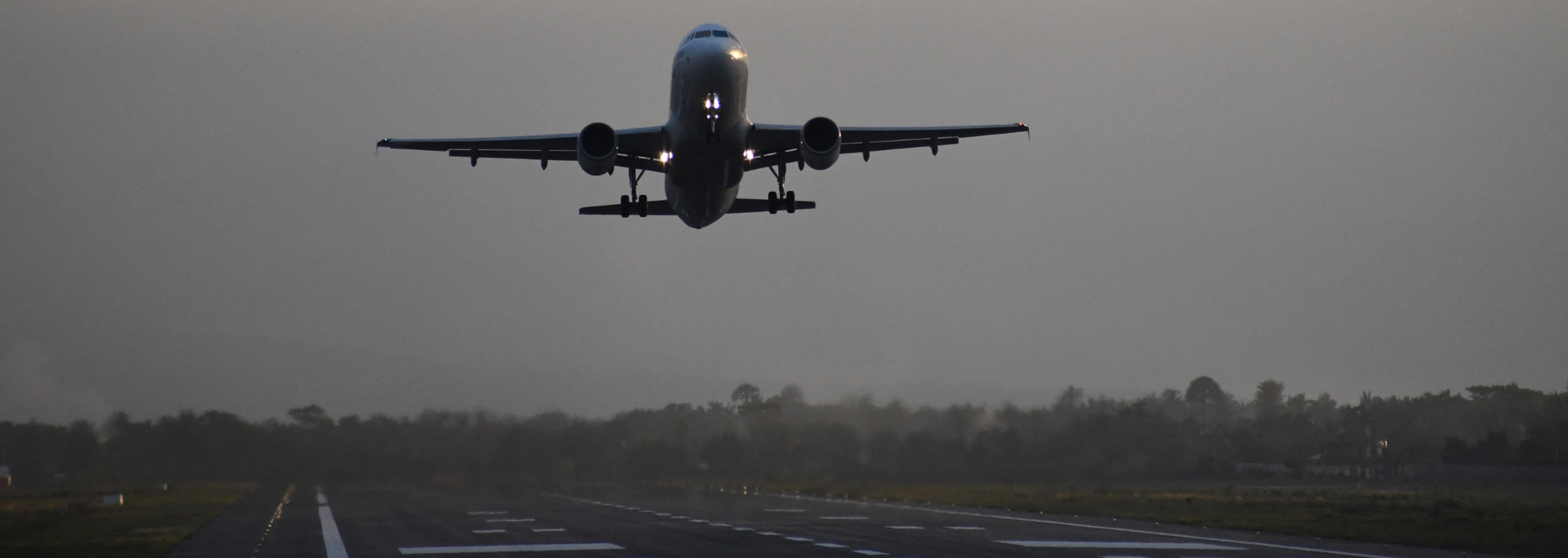 Picture of a plane taking off. Picture of a plane taking off.