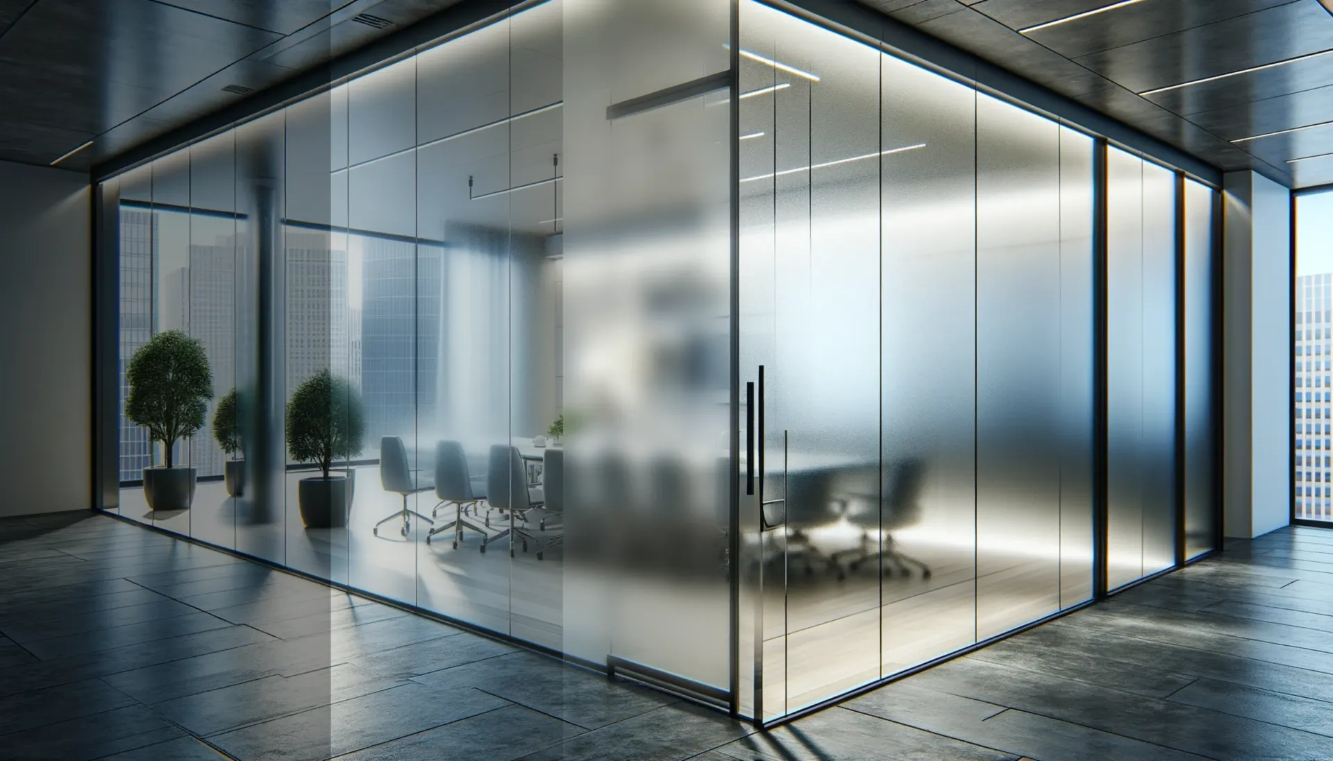 Dimmable switch glass
