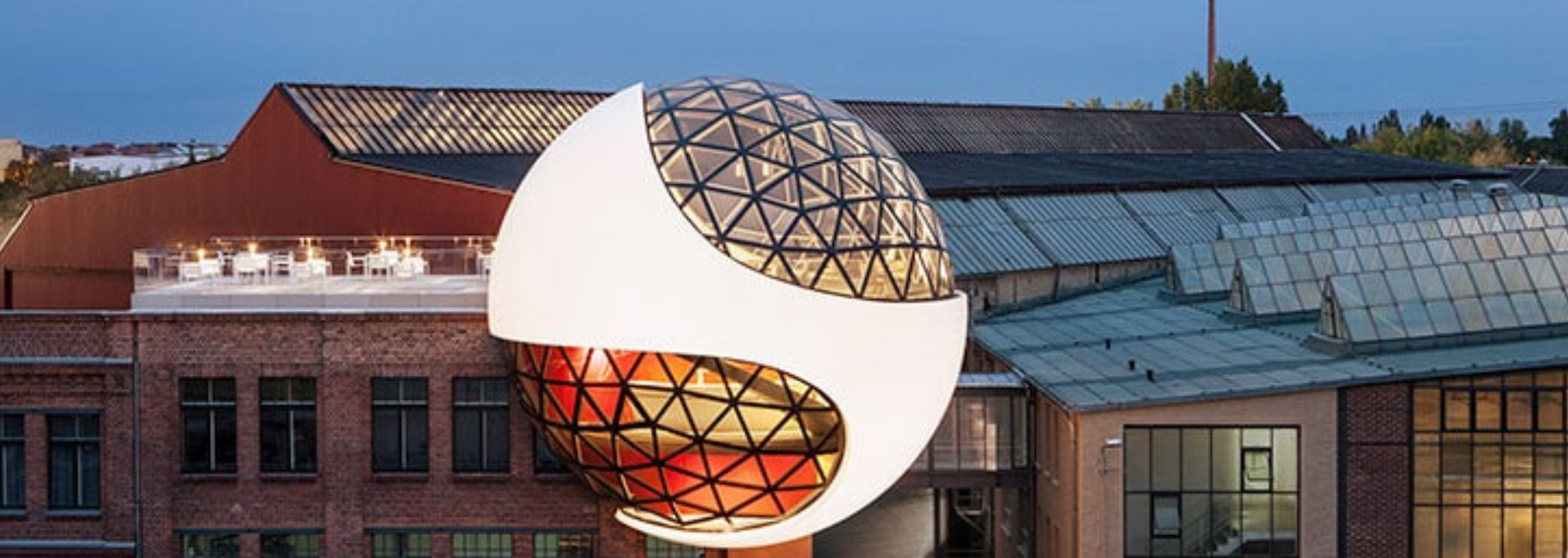 Picture of The Niemeyer Sphere, Leipzig, Germany.