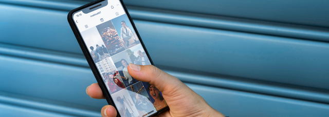 Picture of a modern smartphone with screen visible.