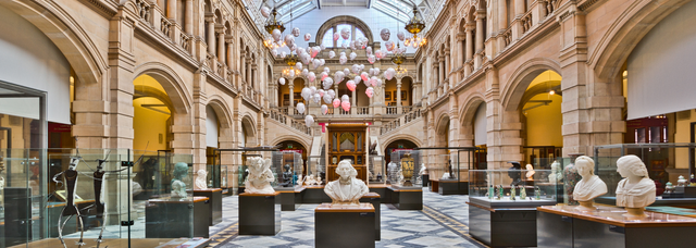 Picture of an art gallery. Picture of an art gallery.
