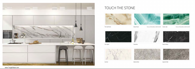 Picture of a screen grab of Touch the Stone page in brochure. Picture of a screen grab of Touch the Stone page in brochure.