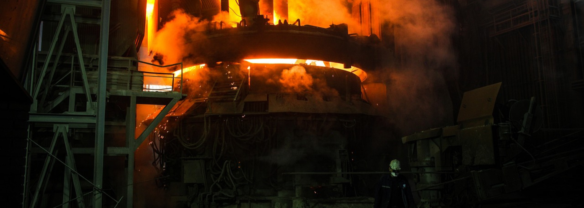 Picture of a glass furnace.