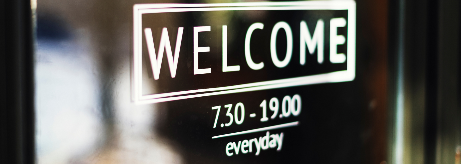 Picture of a screen printed glass sign. Picture of a screen printed glass sign.