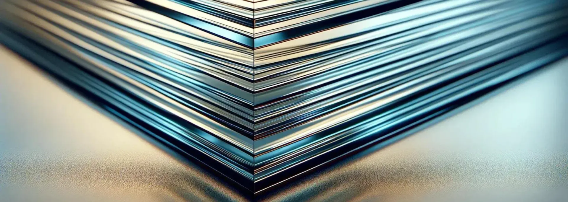 Picture of cutout showing the layers in laminated glass
