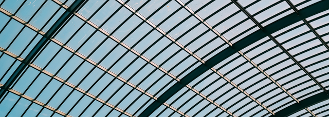 Picture of a glass roof. Picture of a glass roof.