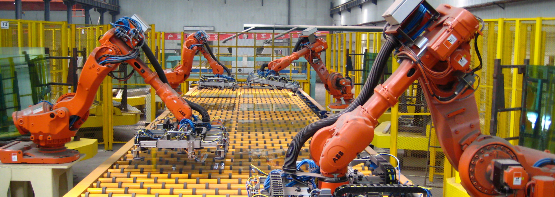 Picture of robotic machinery.