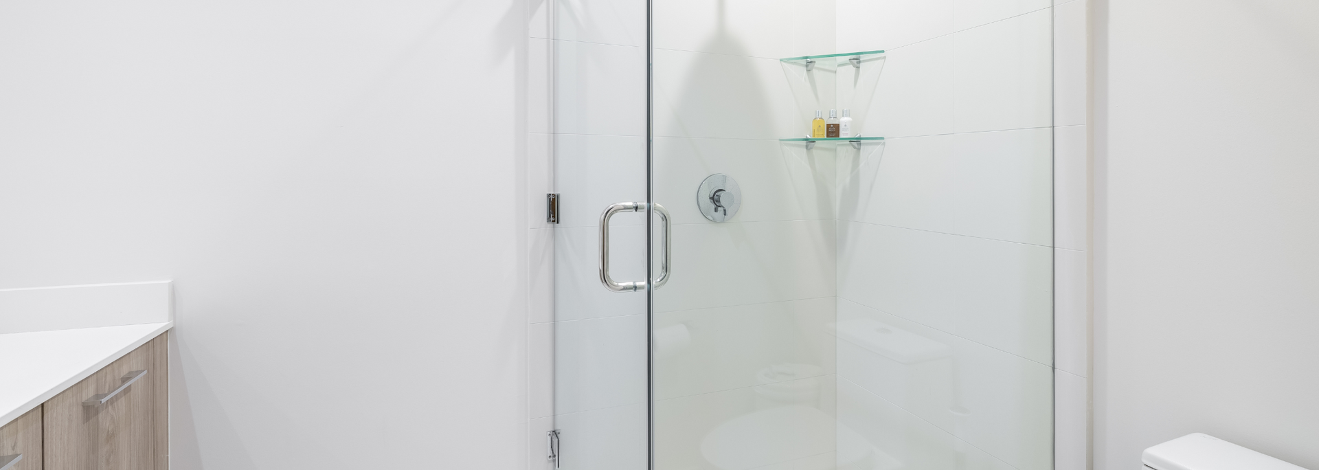 Picture of shower door. Picture of shower door.