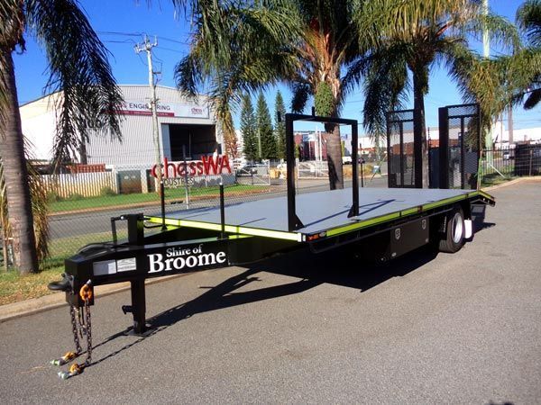 A Trailer with The Word Broome on It — Welshpool, WA — PTE Group Pty Ltd