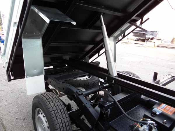 The Back of A Dump Truck Is Shown with The Bed Up — Welshpool, WA — PTE Group Pty Ltd