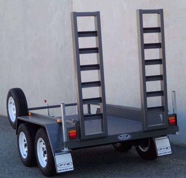 A Ptb Trailer Is Parked in Front of A White Wall — Welshpool, WA — PTE Group Pty Ltd