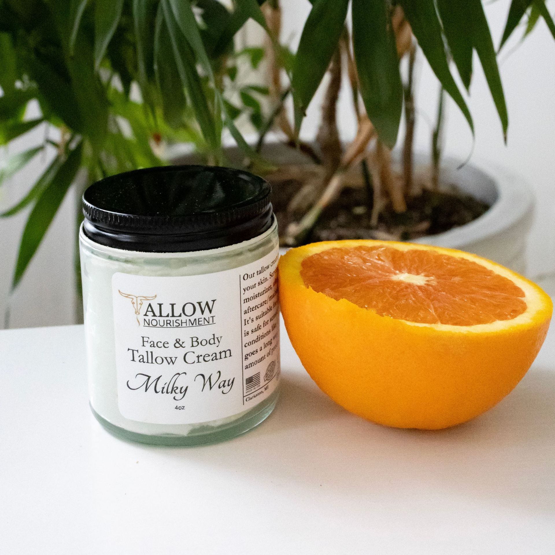 Allow Nourishments Face & Body Tallow Milky Way Cream